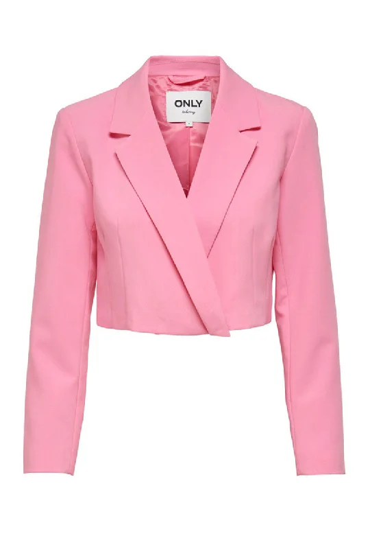 Single - Breasted Women's Corduroy Blazers in Mustard Yellow for an Autumn Vibe ONLY YASMINE SHORT BLAZER Single - Breasted Women's Corduroy Blazers in Mustard Yellow for an Autumn Vibe ONLY YASMINE SHORT BLAZER