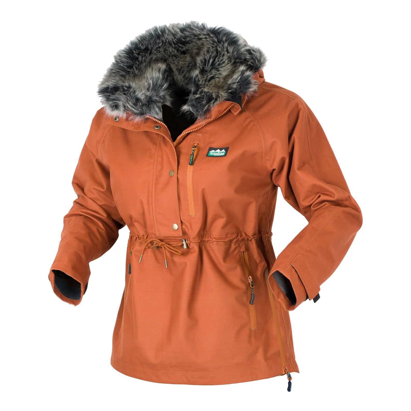 Women's faux fur - trimmed denim jackets for a trendy and cozy style Ridgeline Ladies Monsoon Arctic II Smock - Autumnal (NEW Model) Women's faux fur - trimmed denim jackets for a trendy and cozy style Ridgeline Ladies Monsoon Arctic II Smock - Autumnal (NEW Model)