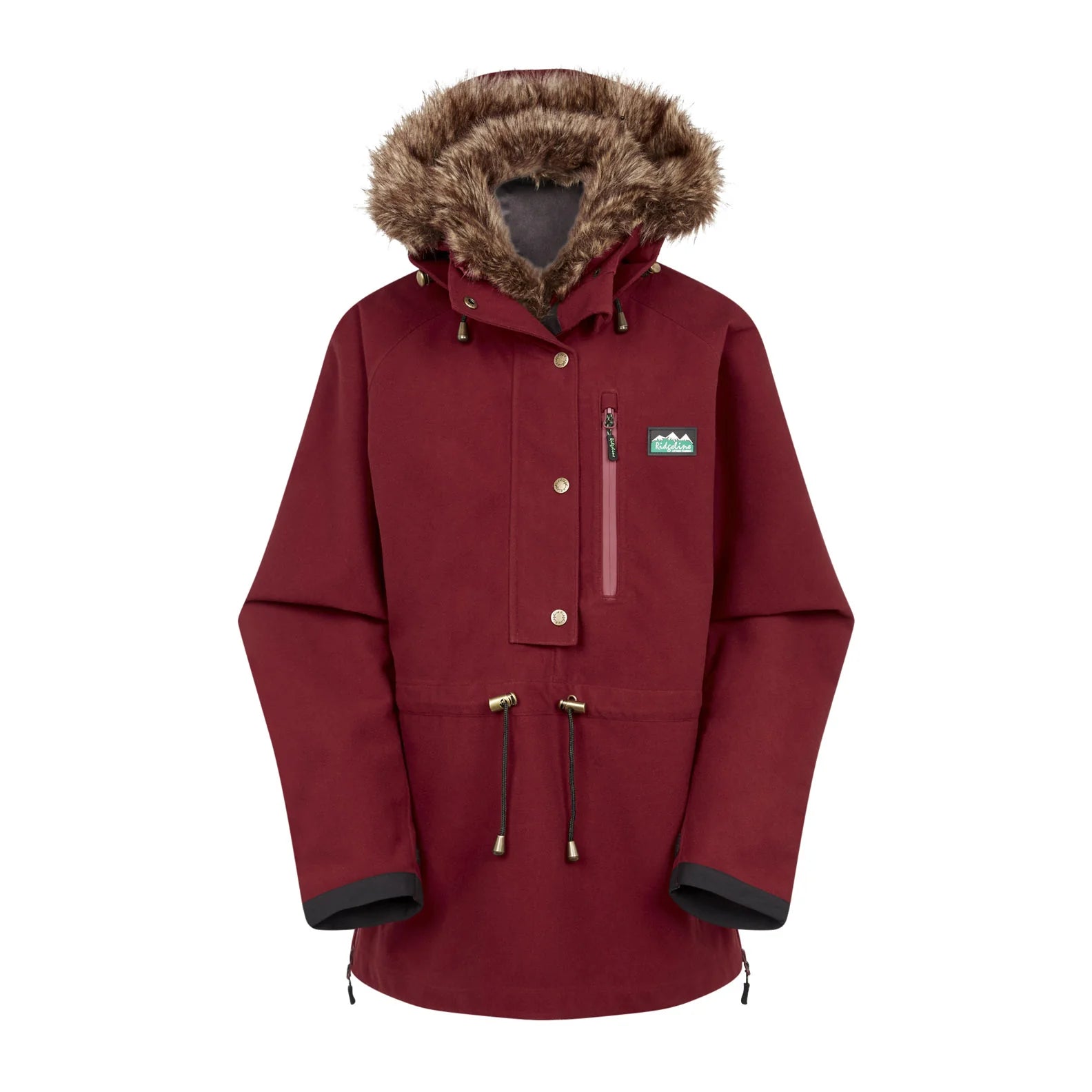Women's denim jackets with distressed details for a casual and edgy look Ridgeline Ladies Monsoon Arctic II Smock - Rhubarb (NEW Model) Women's denim jackets with distressed details for a casual and edgy look Ridgeline Ladies Monsoon Arctic II Smock - Rhubarb (NEW Model)