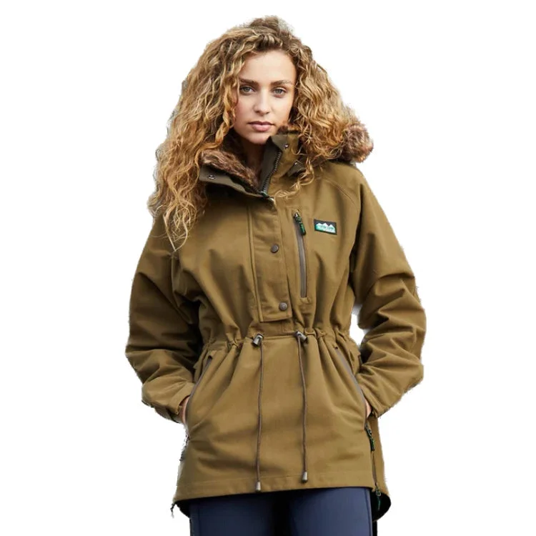 Women's trench coats with a removable belt for customizable styling Ridgeline Ladies Monsoon II Arctic Smock - Teak Women's trench coats with a removable belt for customizable styling Ridgeline Ladies Monsoon II Arctic Smock - Teak