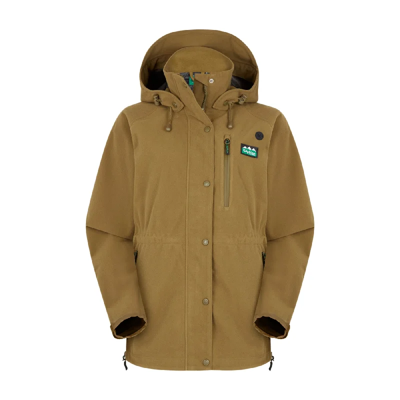 Women's denim jackets with distressed details for a casual and edgy look  Ridgeline Ladies Monsoon Classic Jacket