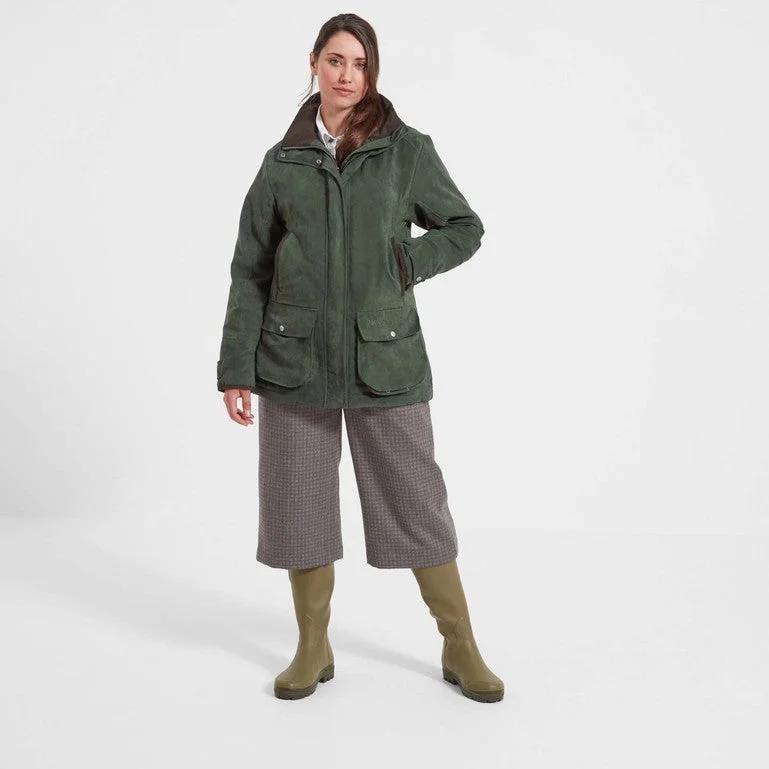 Women's denim jackets with a patchwork design for a bohemian and artsy style Schoffel Teal Waterproof Coat Women's denim jackets with a patchwork design for a bohemian and artsy style Schoffel Teal Waterproof Coat