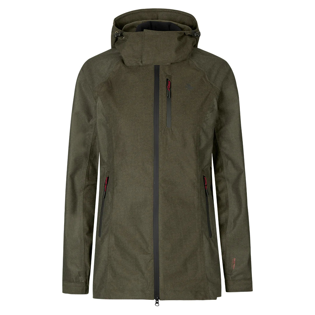Women's denim jackets with distressed details for a casual and edgy look Seeland Ladies Avail Jacket - Pine Green Melange Women's denim jackets with distressed details for a casual and edgy look Seeland Ladies Avail Jacket - Pine Green Melange