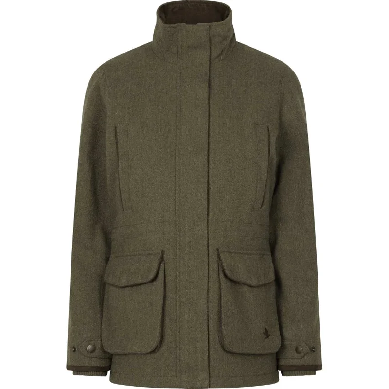 Women's pea coats in a plus - size fit for a flattering and warm winter coat Seeland Women's Hillside Harriet Jacket - Moss Green Women's pea coats in a plus - size fit for a flattering and warm winter coat Seeland Women's Hillside Harriet Jacket - Moss Green