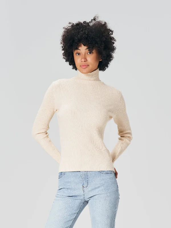 Button - Down Women's Knit Blouses with a Chunky Knit Texture T3191 Ribbed Turtleneck Sweater Button - Down Women's Knit Blouses with a Chunky Knit Texture T3191 Ribbed Turtleneck Sweater