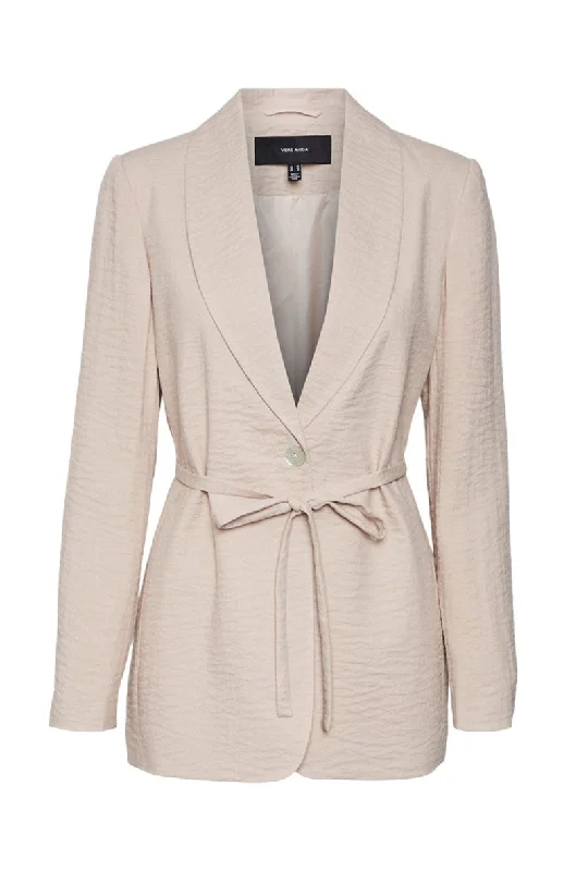 Plus Size Women's Sequin - Embellished Blazers in Silver for a Glamorous Party VERO MODA GIMANA BLAZER Plus Size Women's Sequin - Embellished Blazers in Silver for a Glamorous Party VERO MODA GIMANA BLAZER