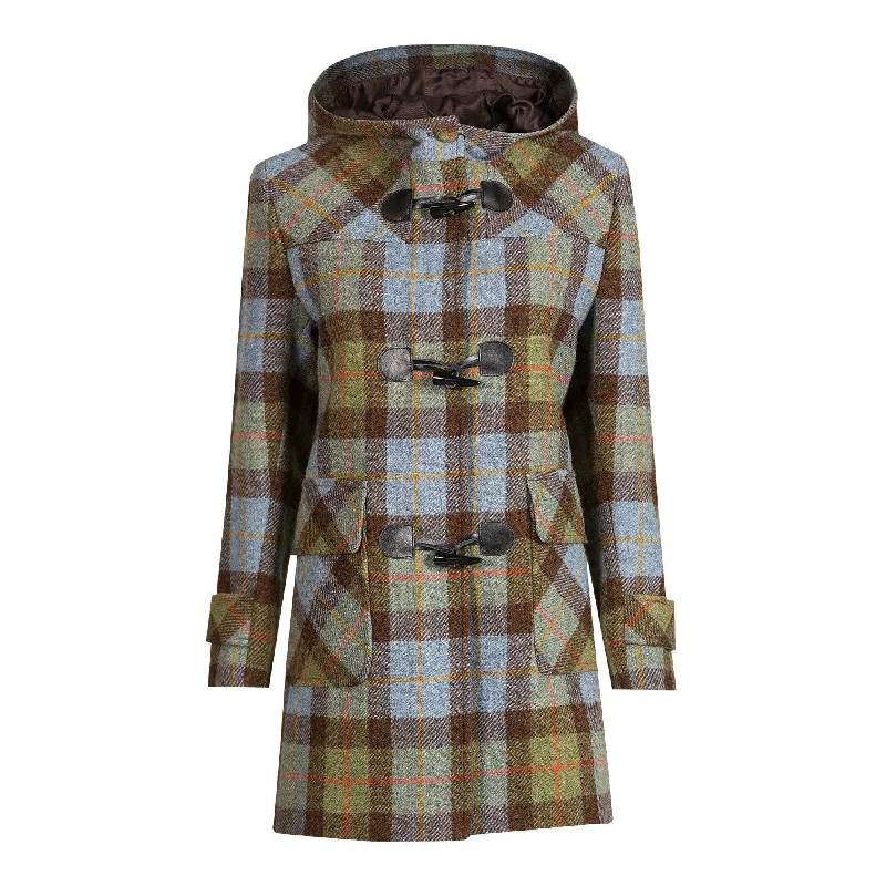 Women's denim jackets with distressed details for a casual and edgy look Women's Harris Tweed Duffle Coat in MacLeod Women's denim jackets with distressed details for a casual and edgy look Women's Harris Tweed Duffle Coat in MacLeod