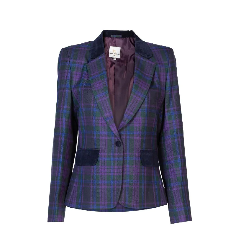 Women's shearling - lined suede jackets for ultimate warmth and luxury Women's Tartan Short Jacket - Spirit of Scotland Women's shearling - lined suede jackets for ultimate warmth and luxury Women's Tartan Short Jacket - Spirit of Scotland