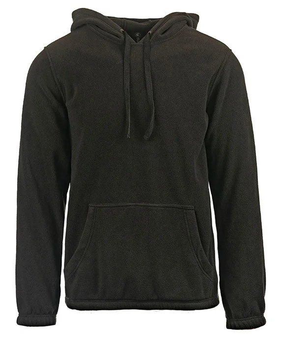 B3500 - Burnside Unisex Pullover Hooded Polar Fleece | Heather Charcoal