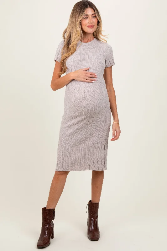 Cowl Neck Women's Cashmere Blend Sweater Dresses for Winter Beige Chenille Knit Short Sleeve Maternity Sweater Dress Cowl Neck Women's Cashmere Blend Sweater Dresses for Winter Beige Chenille Knit Short Sleeve Maternity Sweater Dress