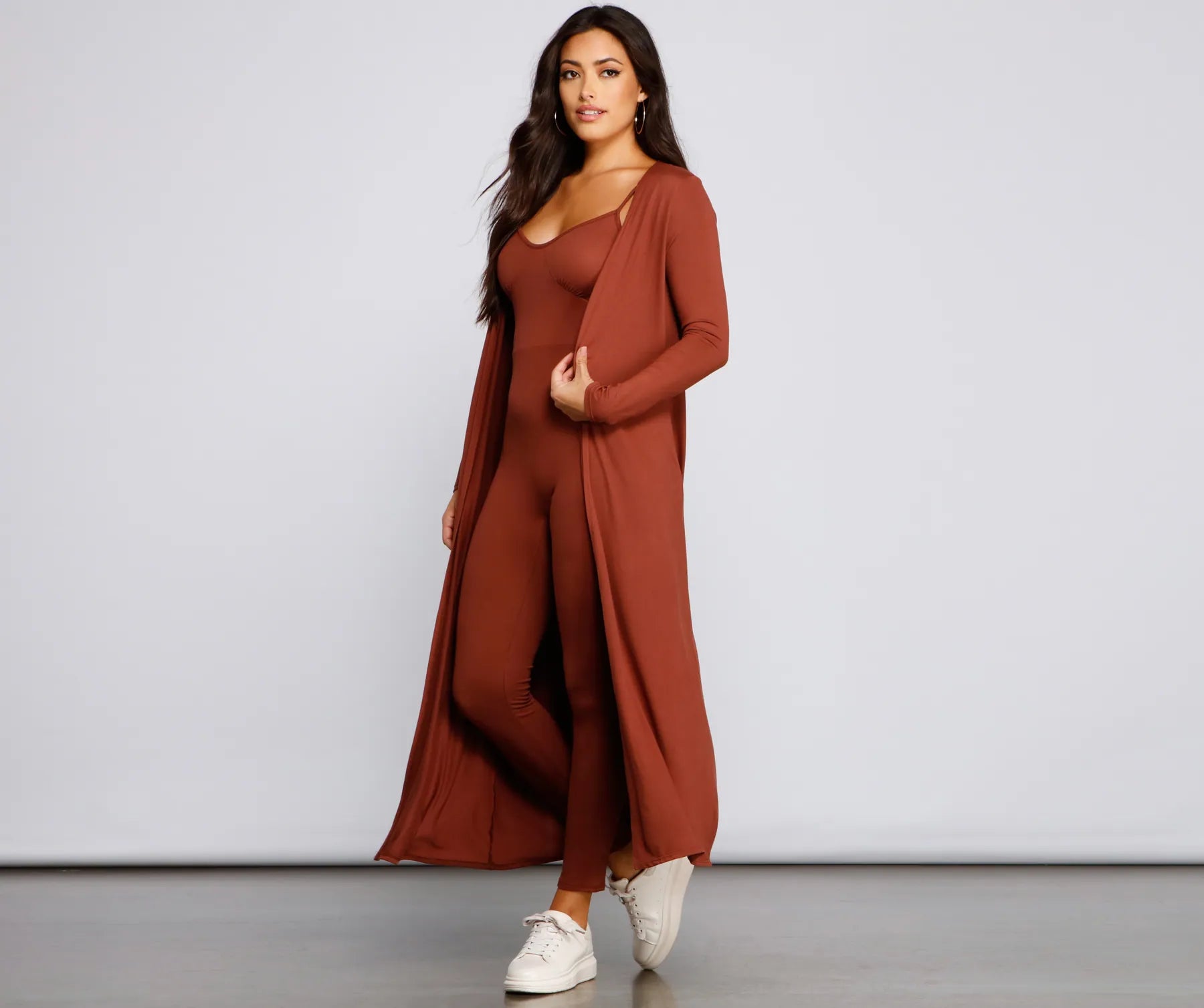 Women's Cashmere Blend Sweater Co - ords in Navy Blue for a Sophisticated Office Outfit Classically Chic Brushed Knit Duster Women's Cashmere Blend Sweater Co - ords in Navy Blue for a Sophisticated Office Outfit Classically Chic Brushed Knit Duster