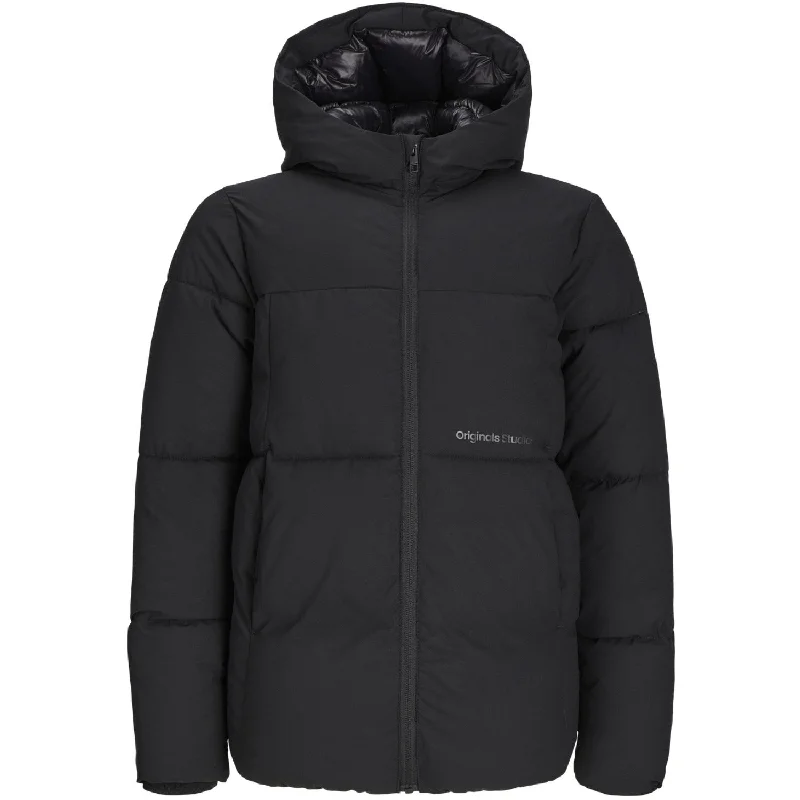 Quilted cotton winter coats for women in classic colors Jack & Jones Junior Black Jorvesterbro Puffer Jacket Quilted cotton winter coats for women in classic colors Jack & Jones Junior Black Jorvesterbro Puffer Jacket