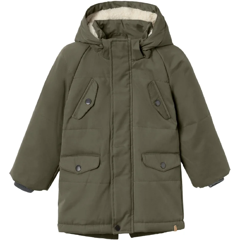 Wool blend winter coats for women with a modern cut Lil'Atelier Kalamata Godo Padded Long Jacket Wool blend winter coats for women with a modern cut Lil'Atelier Kalamata Godo Padded Long Jacket