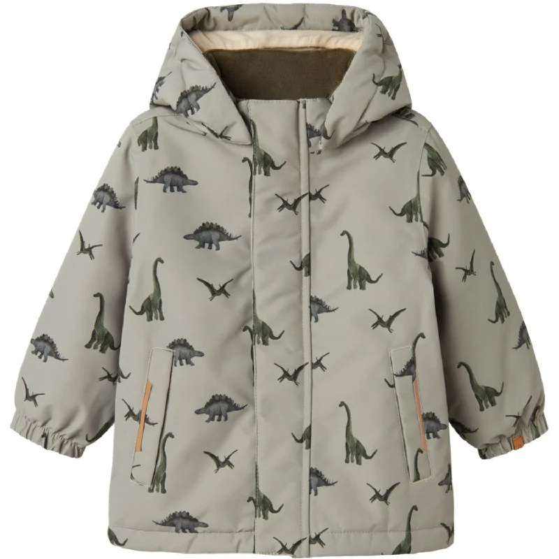 Women's winter coats with button - down fronts Lil'Atelier Laurel Oak Lasnow10 Jacket AOP 1Fo Women's winter coats with button - down fronts Lil'Atelier Laurel Oak Lasnow10 Jacket AOP 1Fo