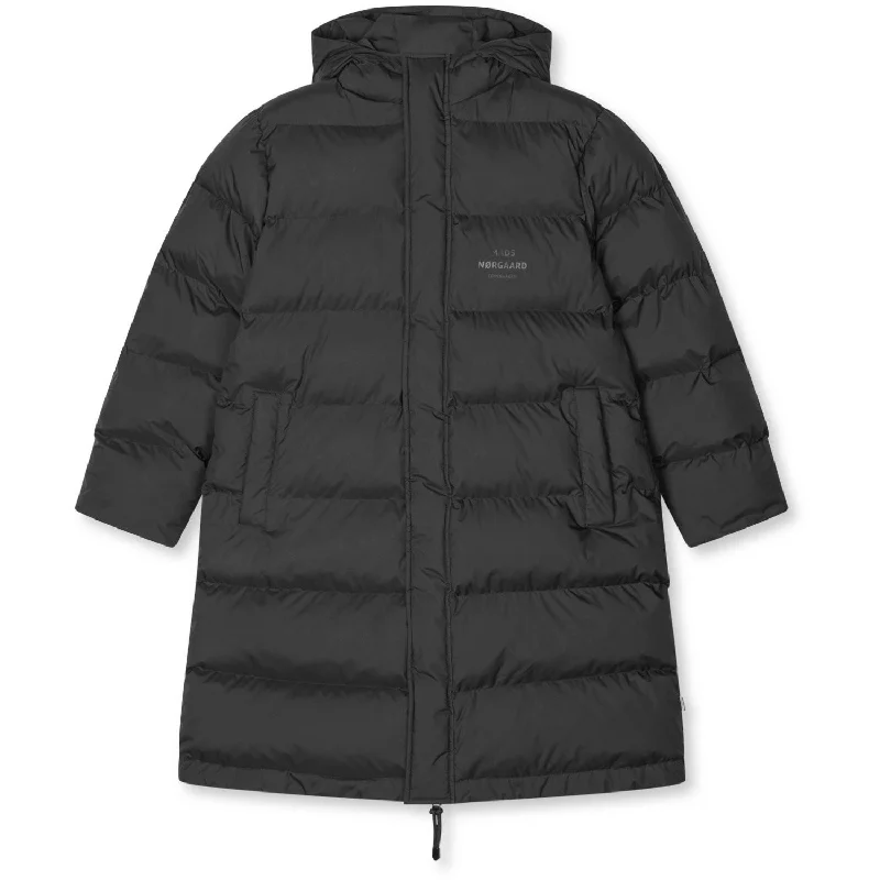 Women's winter coats with internal pockets Mads Nørgaard Black Recycle Jolina Jacket Women's winter coats with internal pockets Mads Nørgaard Black Recycle Jolina Jacket