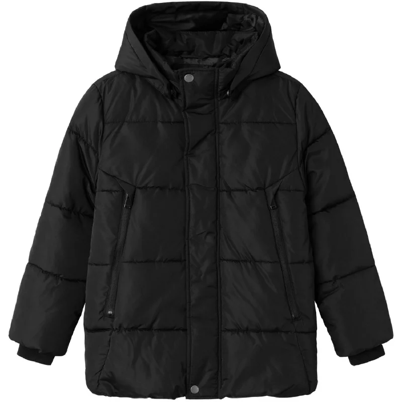 Women's shearling - lined winter coats​ Name It Black Memo Jacket