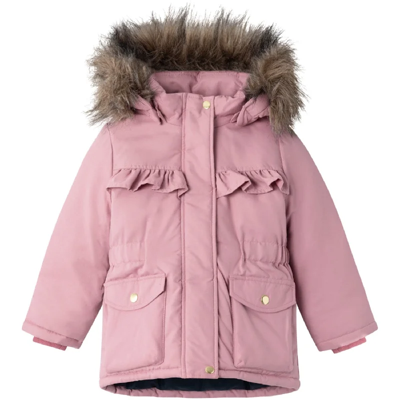 Printed winter coats for women in geometric patterns Name It Lilas Master05 Parka Jacket Printed winter coats for women in geometric patterns Name It Lilas Master05 Parka Jacket