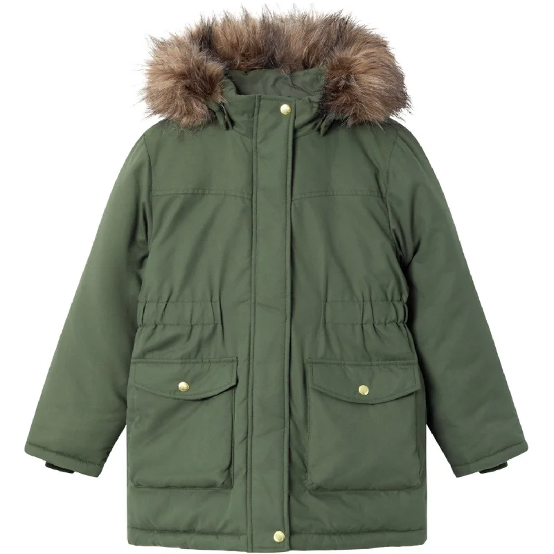 Women's winter coats with internal pockets​ Name It Thyme Master05 Parka Jacket
