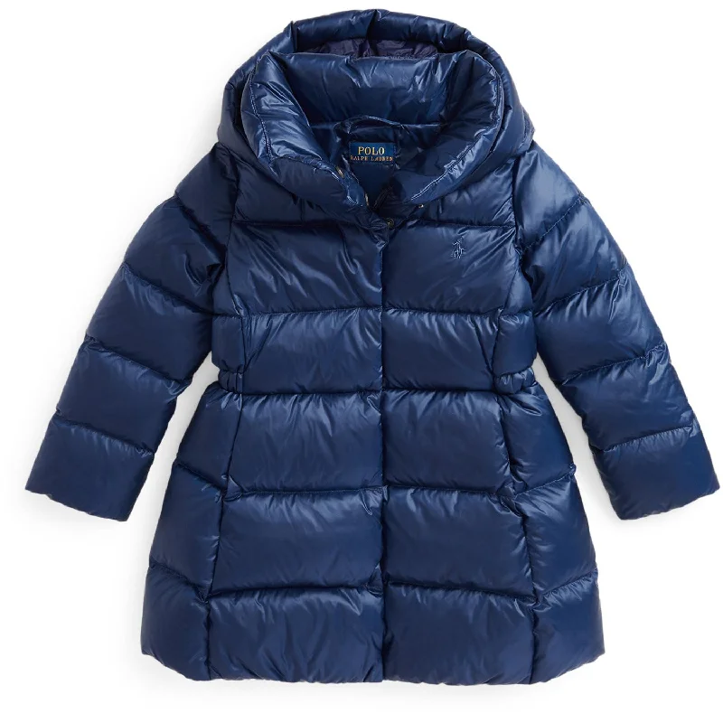 Turtleneck winter coats for women​ Polo Ralph Lauren Newport Navy Celia Coat