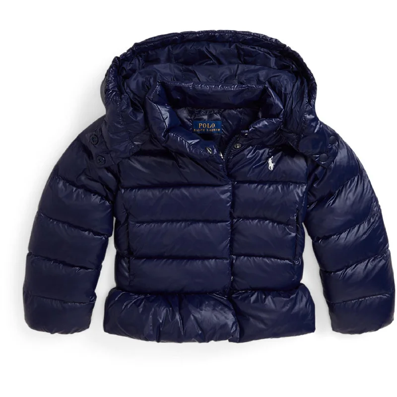 Hooded winter coats for women with drawstrings Polo Ralph Lauren Newport Navy Sld Down Bomber Jacket Hooded winter coats for women with drawstrings Polo Ralph Lauren Newport Navy Sld Down Bomber Jacket