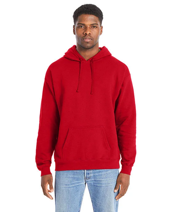 RS170 - Hanes Adult Perfect Sweats Pullover Hooded Sweatshirt | Athletic Red