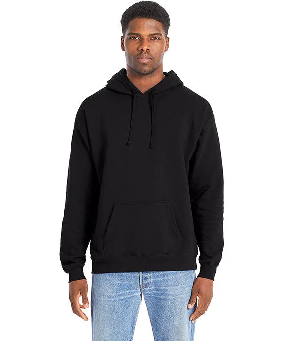 RS170 - Hanes Adult Perfect Sweats Pullover Hooded Sweatshirt | Black
