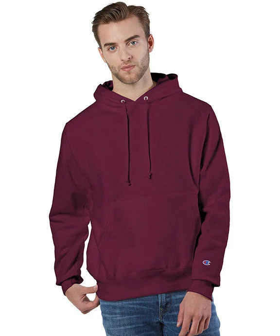 S1051 - Champion Reverse Weave® Pullover Hooded Sweatshirt | Cardinal