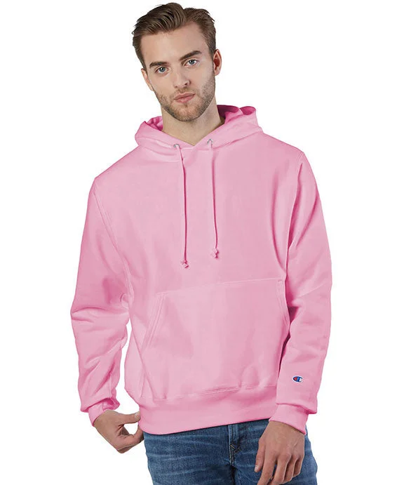 S1051 - Champion Reverse Weave® Pullover Hooded Sweatshirt | Pink Candy