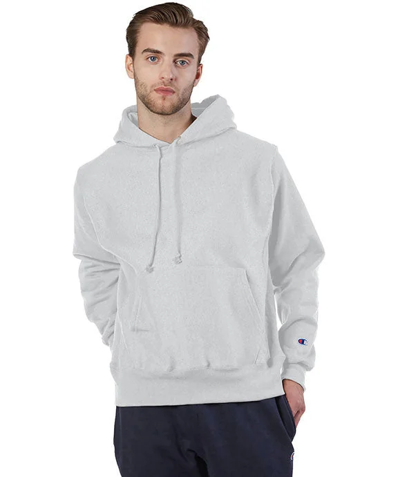 S1051 - Champion Reverse Weave® Pullover Hooded Sweatshirt | Silver Grey