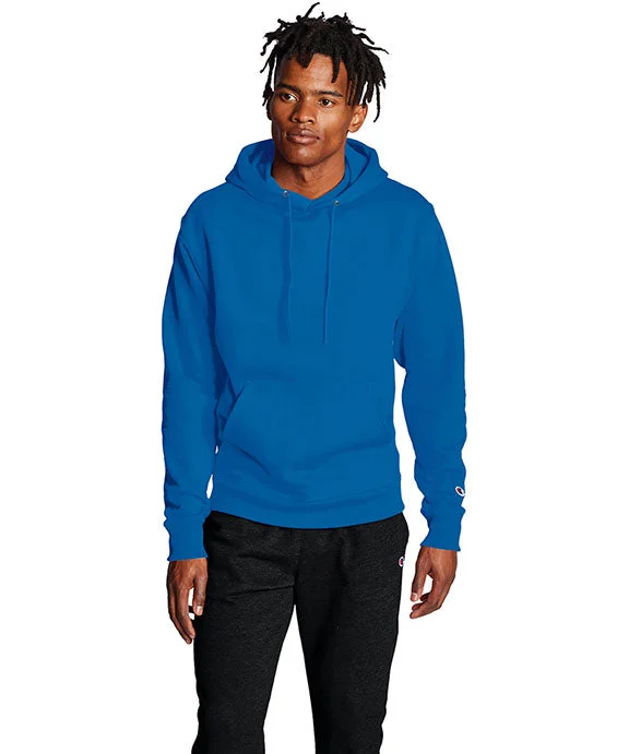 S700 - Champion Adult Double Dry Eco® Pullover Hooded Sweatshirt | Royal Blue