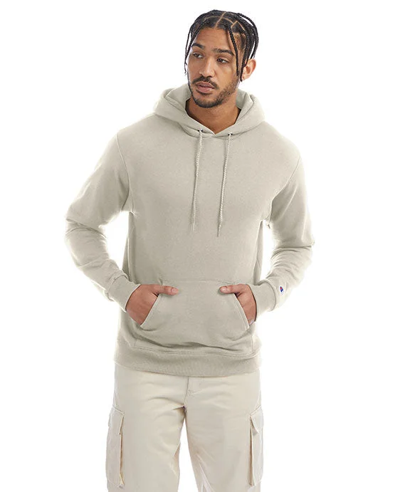 S700 - Champion Adult Double Dry Eco® Pullover Hooded Sweatshirt | Sand