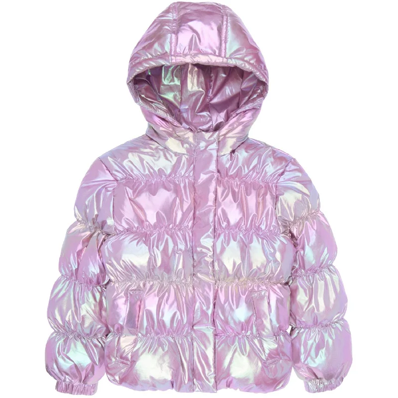 Sequined winter coats for women's evening wear The New Orchid Haze Lula Puffer Jacket Sequined winter coats for women's evening wear The New Orchid Haze Lula Puffer Jacket