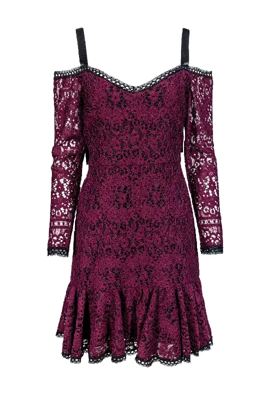 Mini Women Dress with a Short Hem for a Young and Trendy Style Mini Women Dress with a Short Hem for a Young and Trendy Style Alexis - Burgundy Off-The-Shoulder Lace Dress Sz XL Mini Women Dress with a Short Hem for a Young and Trendy Style Mini Women Dress with a Short Hem for a Young and Trendy Style Alexis - Burgundy Off-The-Shoulder Lace Dress Sz XL