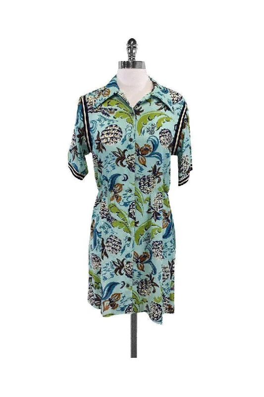 Mermaid - Style Women Dress with a Fitted Silhouette for Special Occasions Mermaid - Style Women Dress with a Fitted Silhouette for Special Occasions Anna Sui - Aqua Pineapple Print Shirt Dress Sz S/P Mermaid - Style Women Dress with a Fitted Silhouette for Special Occasions Mermaid - Style Women Dress with a Fitted Silhouette for Special Occasions Anna Sui - Aqua Pineapple Print Shirt Dress Sz S/P
