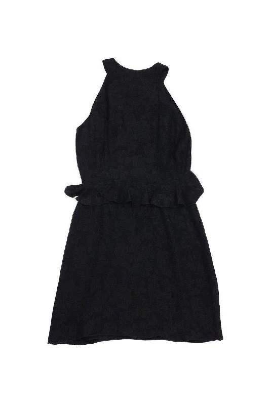 Strapless Women Dress with a Built - in Bra for Comfort and Support Strapless Women Dress with a Built - in Bra for Comfort and Support Anna Sui - Black High Neck Floral Print Dress Sz M