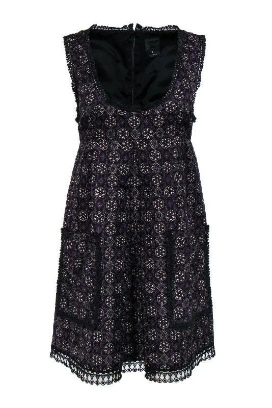 Wrap - Style Women Dress with Adjustable Fit for All Body Types Wrap - Style Women Dress with Adjustable Fit for All Body Types Anna Sui - Purple Printed Cotton & Silk Dress Sz 2 Wrap - Style Women Dress with Adjustable Fit for All Body Types Wrap - Style Women Dress with Adjustable Fit for All Body Types Anna Sui - Purple Printed Cotton & Silk Dress Sz 2