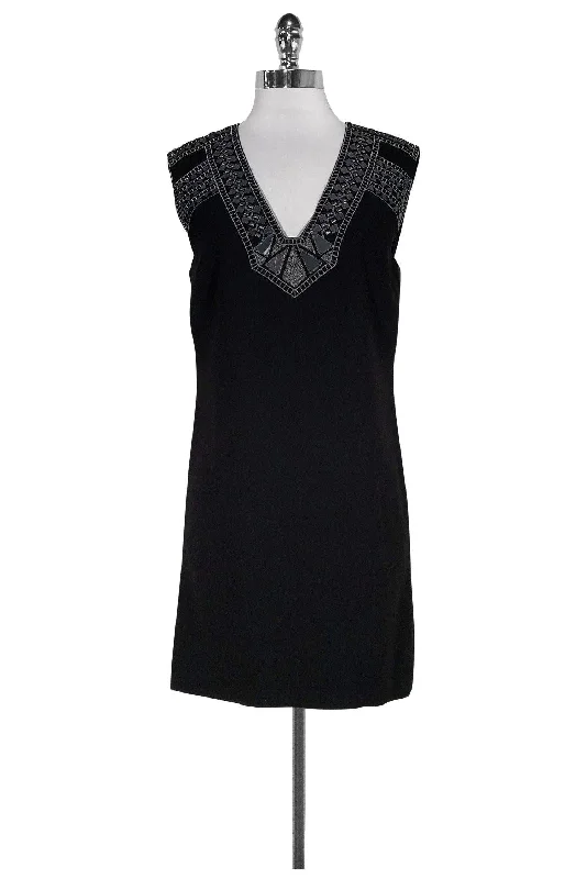 Lace - Embellished Women Dress for an Elegant and Sophisticated Appearance Lace - Embellished Women Dress for an Elegant and Sophisticated Appearance BCBG Max Azria - Black Mirrored Shoulders Dress Sz S Lace - Embellished Women Dress for an Elegant and Sophisticated Appearance Lace - Embellished Women Dress for an Elegant and Sophisticated Appearance BCBG Max Azria - Black Mirrored Shoulders Dress Sz S