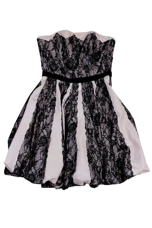 Backless Women Dress for a Sexy and Alluring Look at Evening Events Backless Women Dress for a Sexy and Alluring Look at Evening Events Betsey Johnson - Pink & Black Lace Strapless Dress Sz 8 Backless Women Dress for a Sexy and Alluring Look at Evening Events Backless Women Dress for a Sexy and Alluring Look at Evening Events Betsey Johnson - Pink & Black Lace Strapless Dress Sz 8