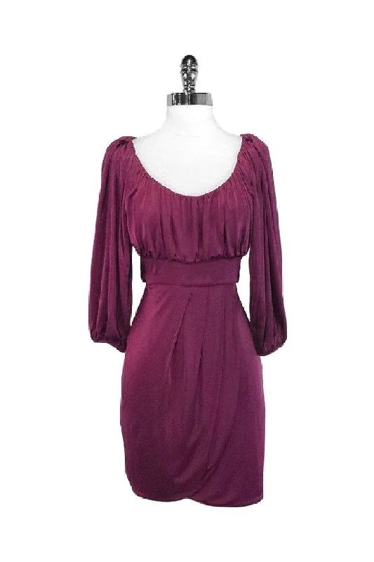 Off - the - Shoulder Women Dress for a Romantic and Feminine Look Off - the - Shoulder Women Dress for a Romantic and Feminine Look Black Halo - Burgundy Empire Waist 3/4 Sleeve Dress Sz XS Off - the - Shoulder Women Dress for a Romantic and Feminine Look Off - the - Shoulder Women Dress for a Romantic and Feminine Look Black Halo - Burgundy Empire Waist 3/4 Sleeve Dress Sz XS