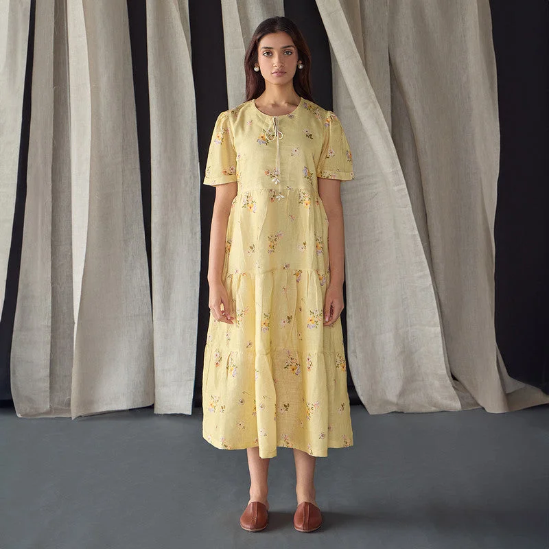 Mini Women Dress with a Short Hem for a Young and Trendy Style Mini Women Dress with a Short Hem for a Young and Trendy Style Linen Dress For Women | Printed & Embellished | Yellow Mini Women Dress with a Short Hem for a Young and Trendy Style Mini Women Dress with a Short Hem for a Young and Trendy Style Linen Dress For Women | Printed & Embellished | Yellow