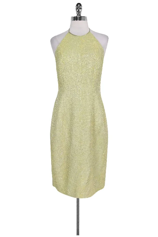 Empire Waist Women Dress to Accentuate the Bust and Conceal the Waist Empire Waist Women Dress to Accentuate the Bust and Conceal the Waist Carmen Marc Valvo - Green Beaded Halter Dress Sz 6 Empire Waist Women Dress to Accentuate the Bust and Conceal the Waist Empire Waist Women Dress to Accentuate the Bust and Conceal the Waist Carmen Marc Valvo - Green Beaded Halter Dress Sz 6