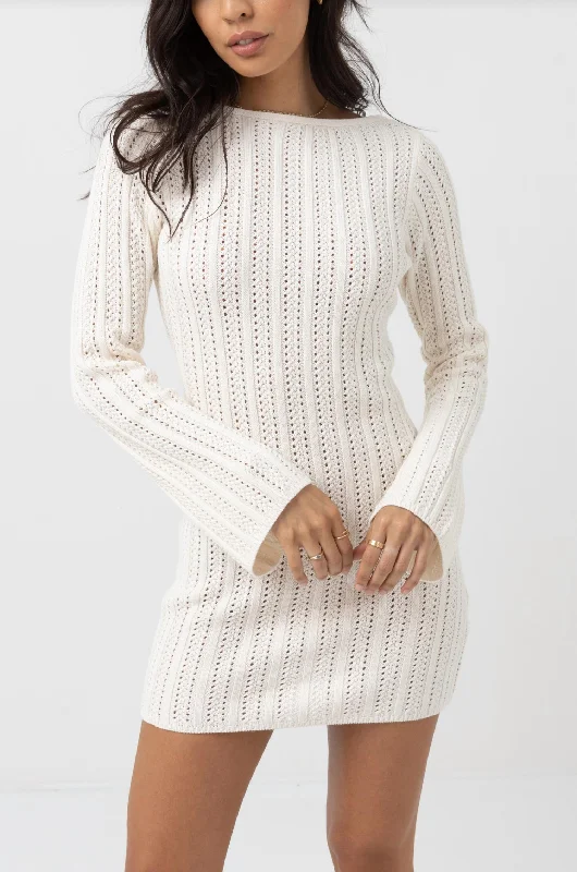 Off - the - Shoulder Women Dress for a Romantic and Feminine Look Off - the - Shoulder Women Dress for a Romantic and Feminine Look Charlize Long Sleeve Knit Mini Dress In Ivory Off - the - Shoulder Women Dress for a Romantic and Feminine Look Off - the - Shoulder Women Dress for a Romantic and Feminine Look Charlize Long Sleeve Knit Mini Dress In Ivory