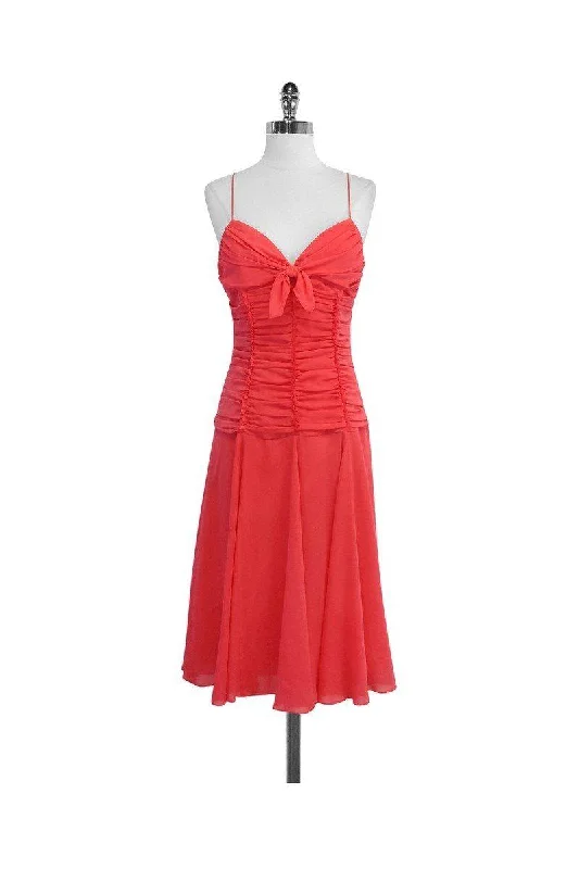 Pleated Women Dress with a Timeless and Elegant Texture Pleated Women Dress with a Timeless and Elegant Texture David Meister - Melon Silk Ruched Dress Sz 10 Pleated Women Dress with a Timeless and Elegant Texture Pleated Women Dress with a Timeless and Elegant Texture David Meister - Melon Silk Ruched Dress Sz 10