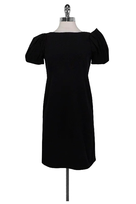 Empire Waist Women Dress to Accentuate the Bust and Conceal the Waist Empire Waist Women Dress to Accentuate the Bust and Conceal the Waist Diane von Furstenberg - Black Bubble Sleeve Dress Sz 0