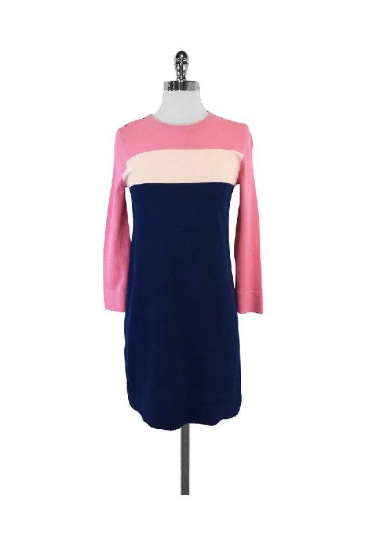 Wrap - Style Women Dress with Adjustable Fit for All Body Types Wrap - Style Women Dress with Adjustable Fit for All Body Types Diane von Furstenberg - Pink, Navy & White Dress Sz XS/P Wrap - Style Women Dress with Adjustable Fit for All Body Types Wrap - Style Women Dress with Adjustable Fit for All Body Types Diane von Furstenberg - Pink, Navy & White Dress Sz XS/P