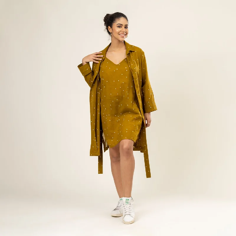 Strapless Women Dress with a Built - in Bra for Comfort and Support Strapless Women Dress with a Built - in Bra for Comfort and Support Upcycled Cotton Co-Ord Set for Women | Bandhini Design | Green Strapless Women Dress with a Built - in Bra for Comfort and Support Strapless Women Dress with a Built - in Bra for Comfort and Support Upcycled Cotton Co-Ord Set for Women | Bandhini Design | Green