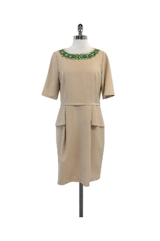 Long - Sleeve Women Dress in Velvet for a Luxurious Winter Look Long - Sleeve Women Dress in Velvet for a Luxurious Winter Look Eliza J - Tan Embellished Neckline Dress Sz 12 Long - Sleeve Women Dress in Velvet for a Luxurious Winter Look Long - Sleeve Women Dress in Velvet for a Luxurious Winter Look Eliza J - Tan Embellished Neckline Dress Sz 12