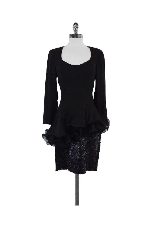 Ball Gown Women Dress with a Full Skirt for a Princess - like Look Ball Gown Women Dress with a Full Skirt for a Princess - like Look Fabrice - Black Ruffle & Sequin Silk Dress Sz 6 Ball Gown Women Dress with a Full Skirt for a Princess - like Look Ball Gown Women Dress with a Full Skirt for a Princess - like Look Fabrice - Black Ruffle & Sequin Silk Dress Sz 6