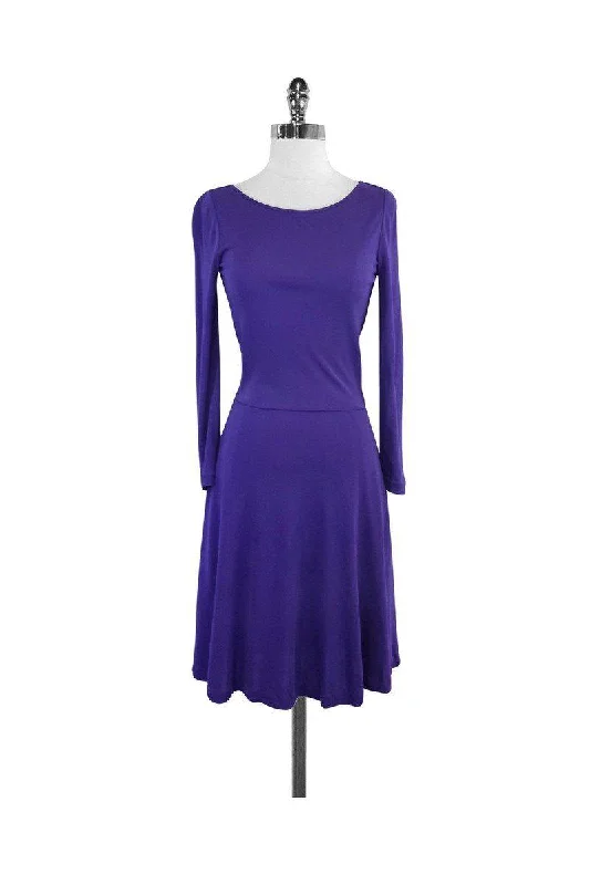 Shift Women Dress with a Simple and Classic Design for Everyday Wear Shift Women Dress with a Simple and Classic Design for Everyday Wear Halston - Purple Cut Out Back Dress Sz 4