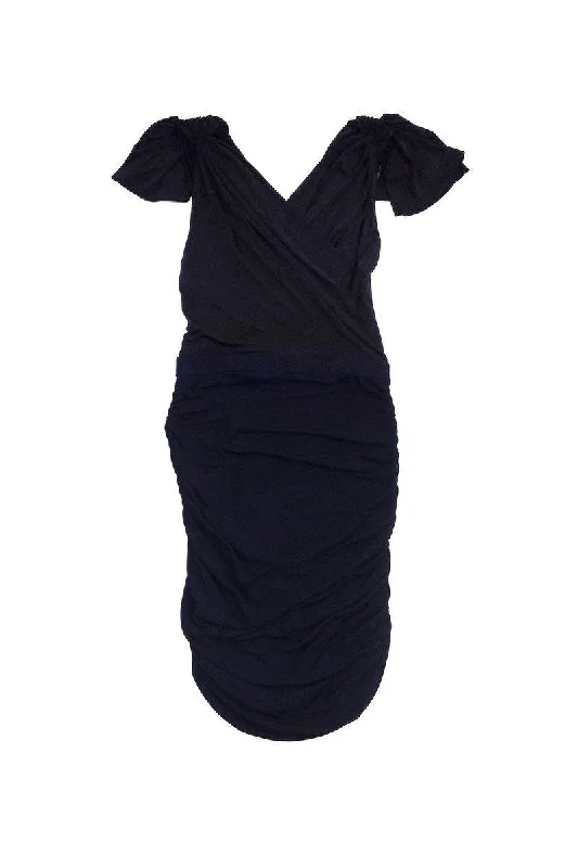 Mermaid - Style Women Dress with a Fitted Silhouette for Special Occasions Mermaid - Style Women Dress with a Fitted Silhouette for Special Occasions Jay Godfrey - Black & Navy Cinched Dress Sz 4 Mermaid - Style Women Dress with a Fitted Silhouette for Special Occasions Mermaid - Style Women Dress with a Fitted Silhouette for Special Occasions Jay Godfrey - Black & Navy Cinched Dress Sz 4